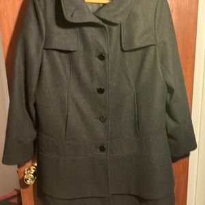 Charcoal gray winter coat
